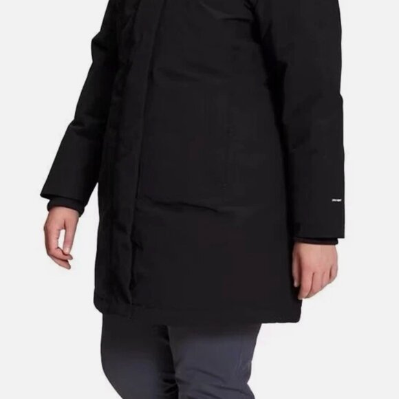 North Face Women's Plus Arctic Parka Insulated Fill Hooded Jacket 2x Black - Picture 9 of 16